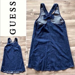 Guess Denim High-Low Racerback Dress